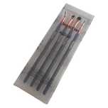 pędzle do makijażu beasofee eyeliner 4szt