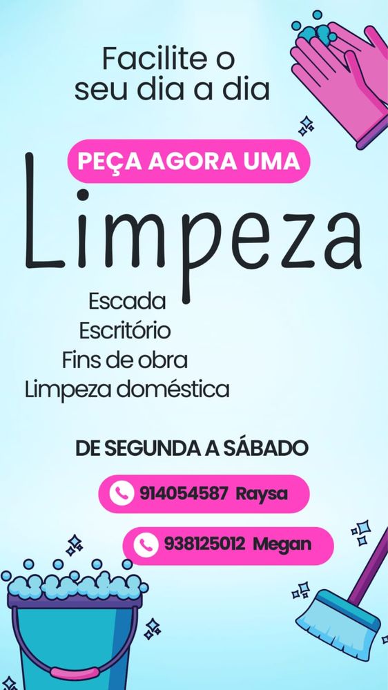 Limpeza domestica e afins