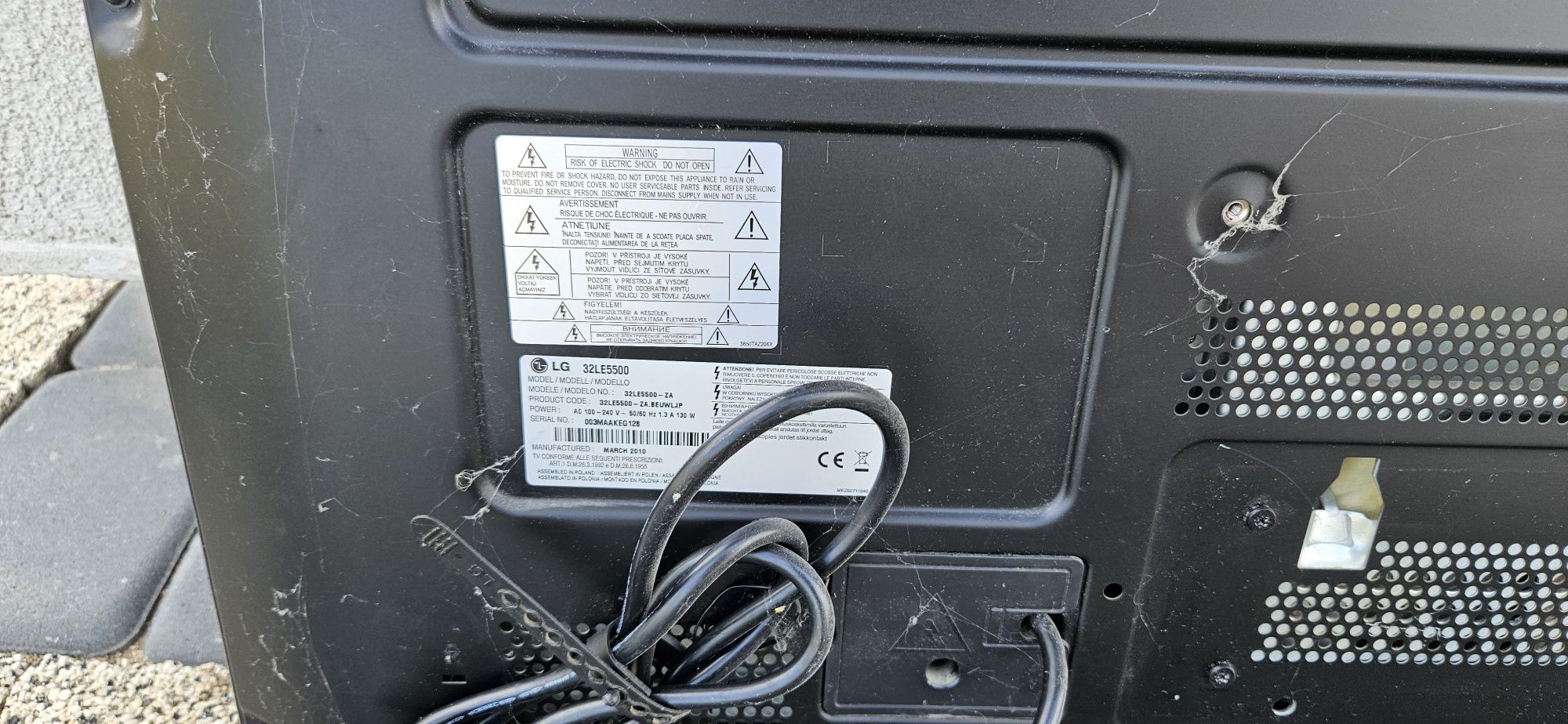 Telewizor LG32LE5500 matryca sprawna