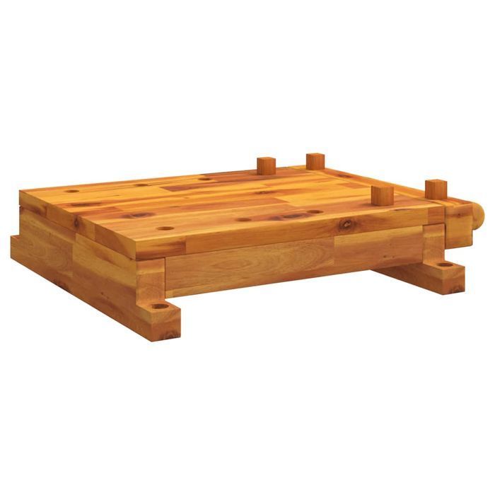 Vidaxl Blat Roboczy Z Imadłem, 52X44X9,5 Cm, Lite Drewno Akacjowe