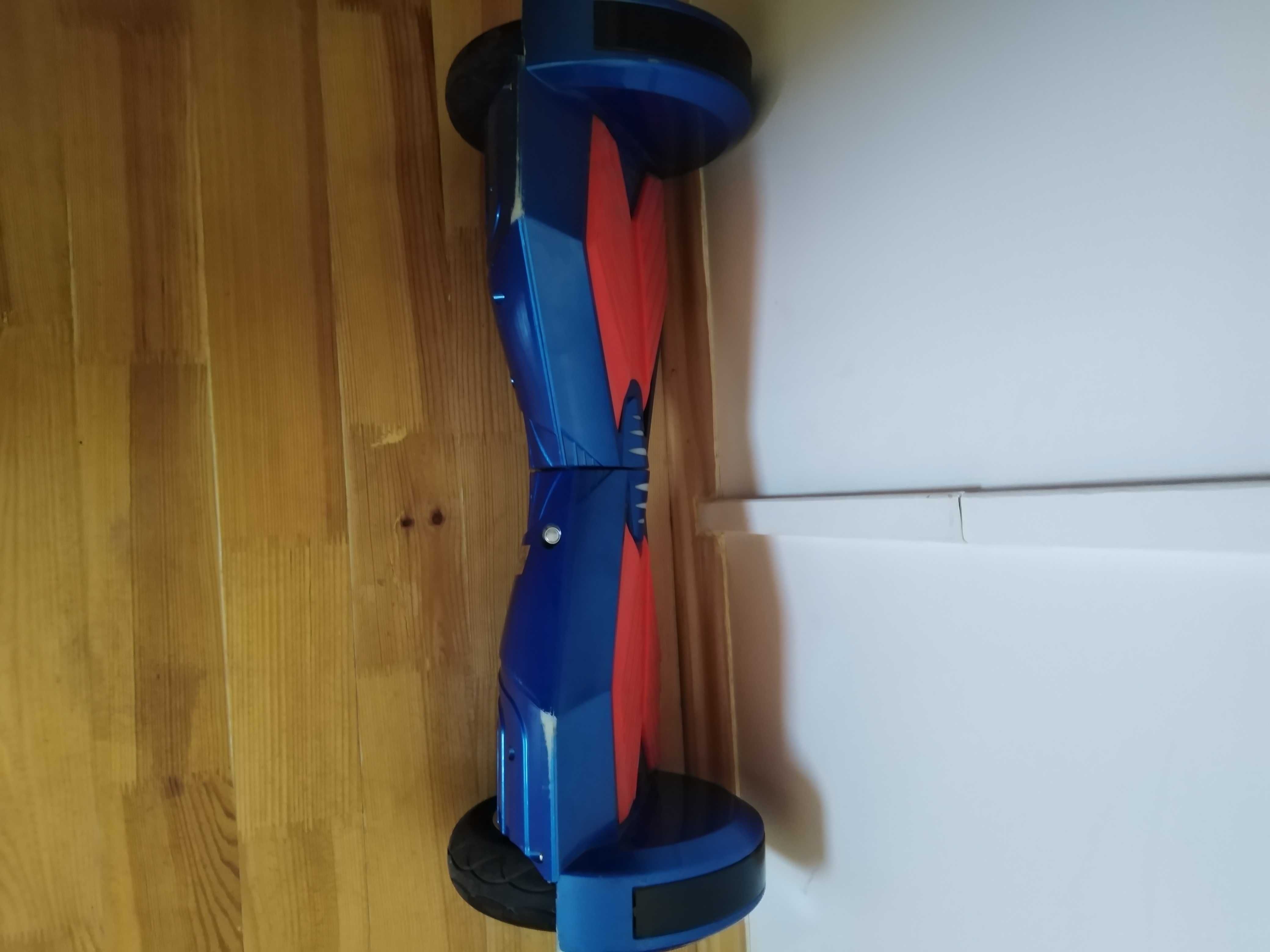 Гироборд синий + красный с пультом  д/у и bluetooth