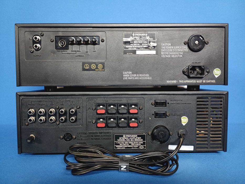 aparelhagem PIONEER 5500 + colunas KENWOOD