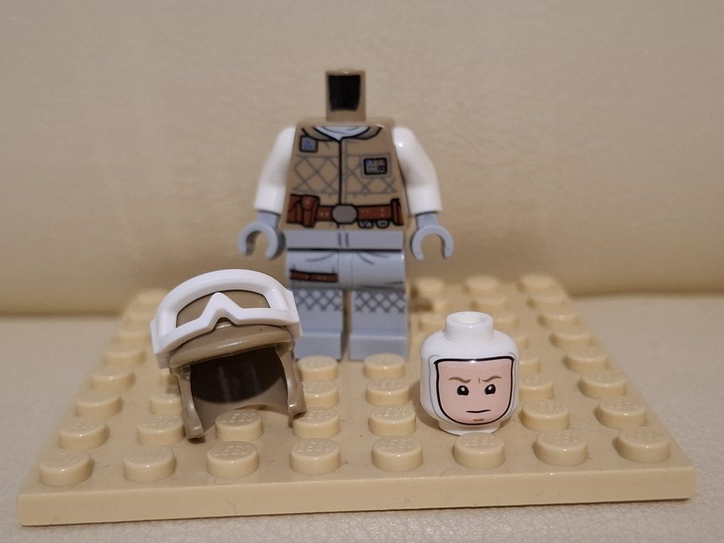 Lego star wars Luke Sywalker Hoth MISSPRINT