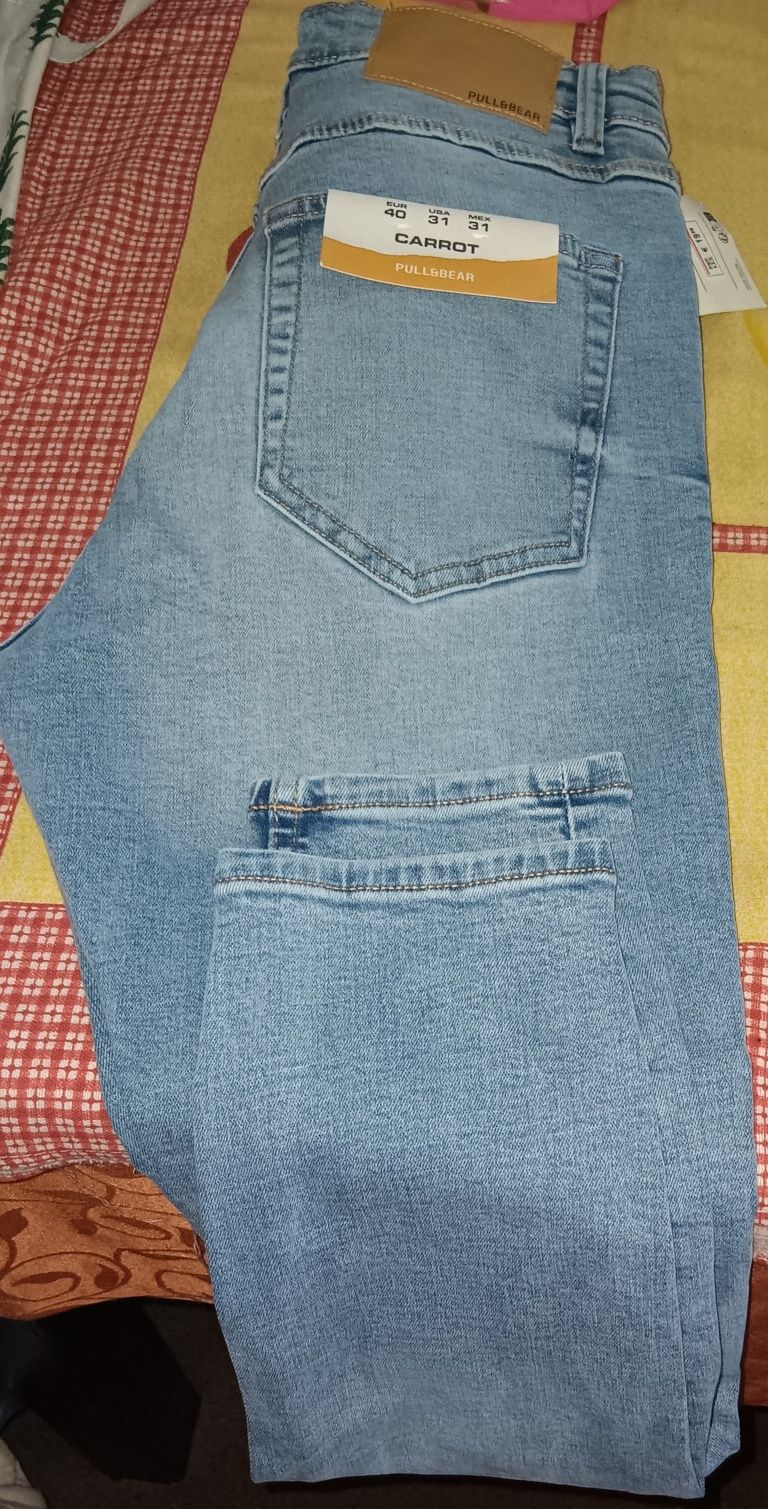 Calças ganga pull&bear