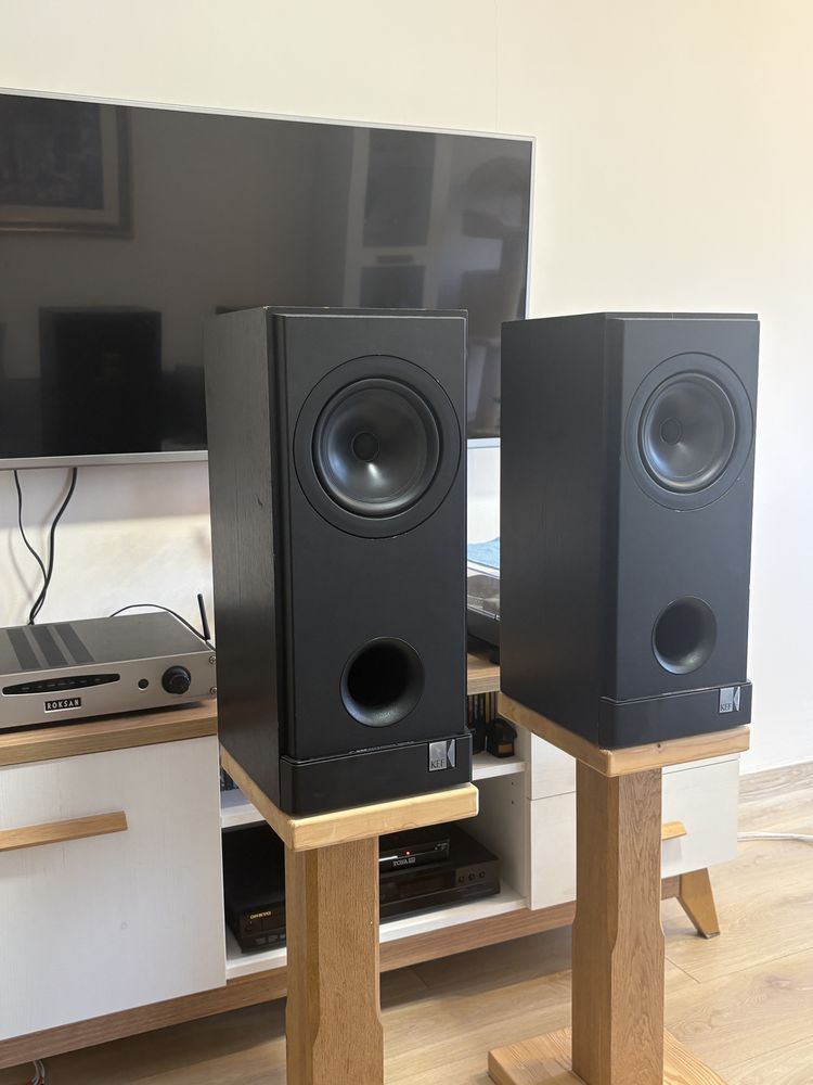 KEF Reference 102/2 + KEF KUBE + podstawki