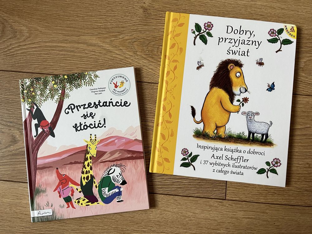 Zestaw 2 książek: Dobry, przyjazny świat oraz Przestańcie się kłócić