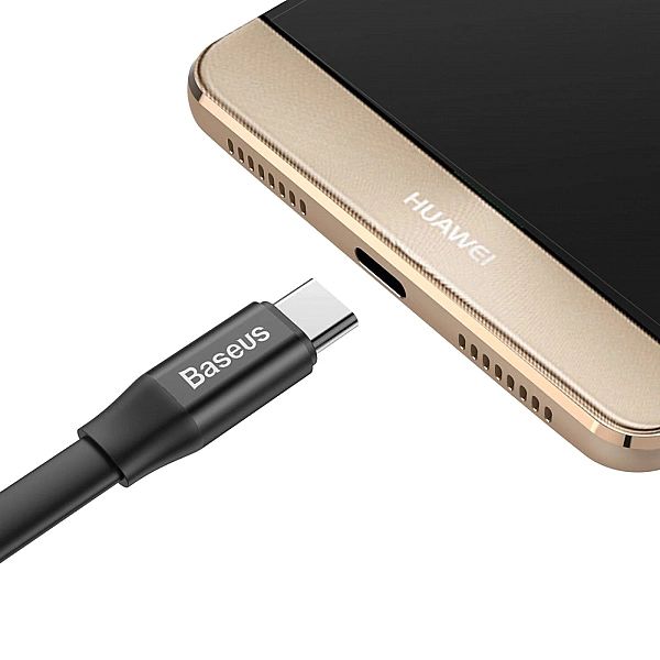 Baseus Nimble płaski kabel przewód USB / USB-C z uchwytem 2A 0,23M cza