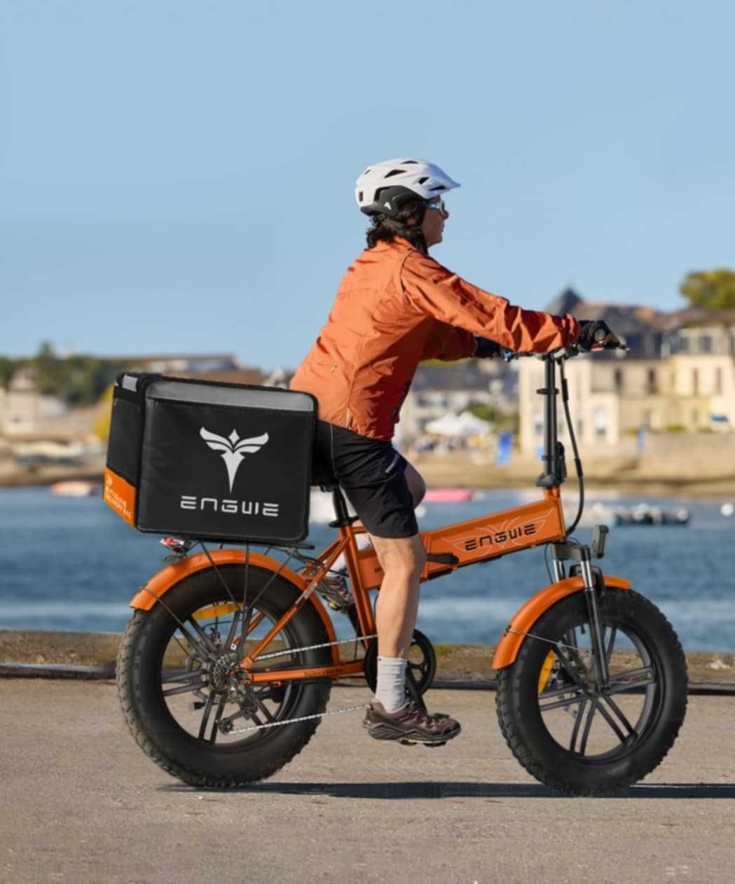 Rower elektryczny Engwe EP-2 Boost pomarańczowy  250 W