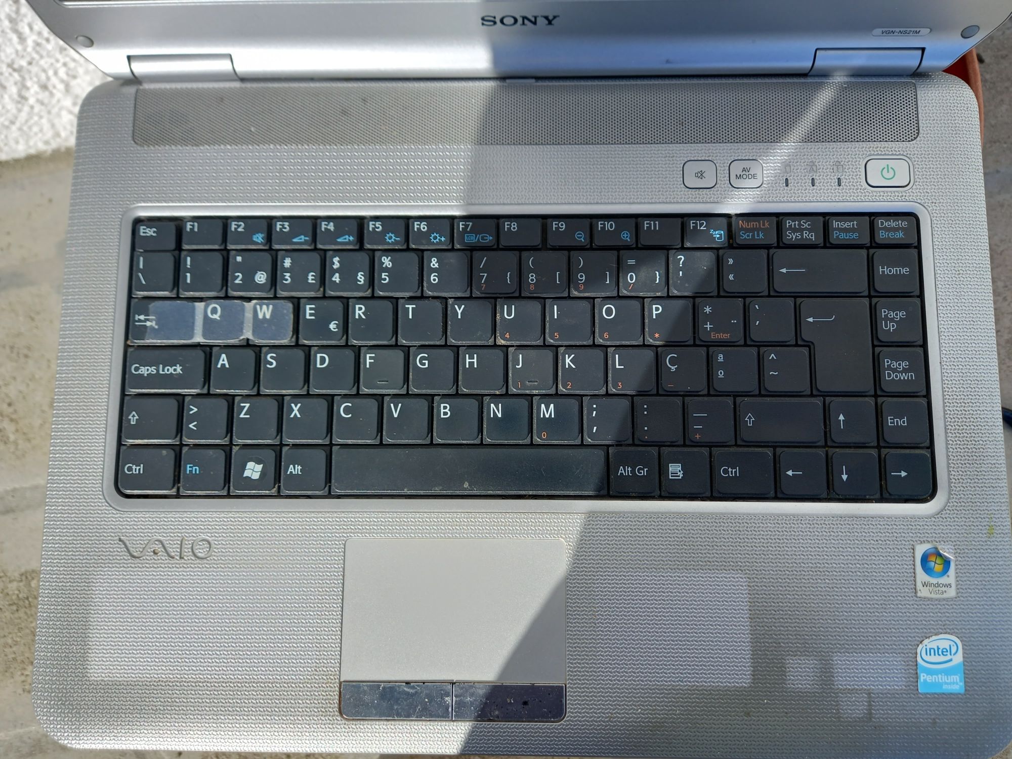 Computador portátil-Sony Vaio-peças