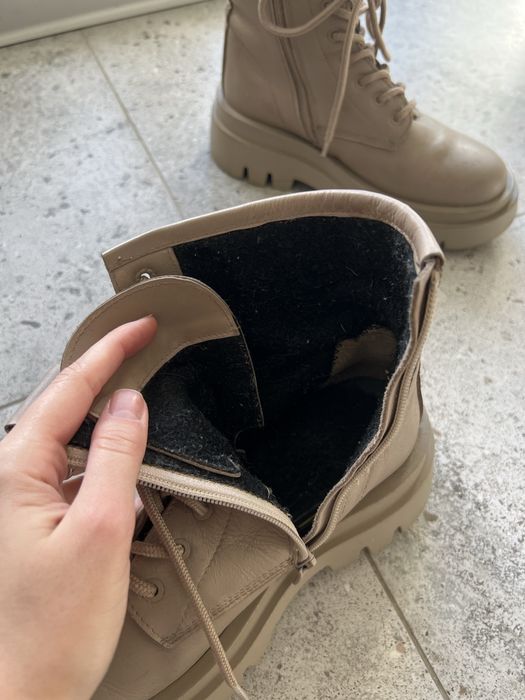 Черевики / черевики бежеві