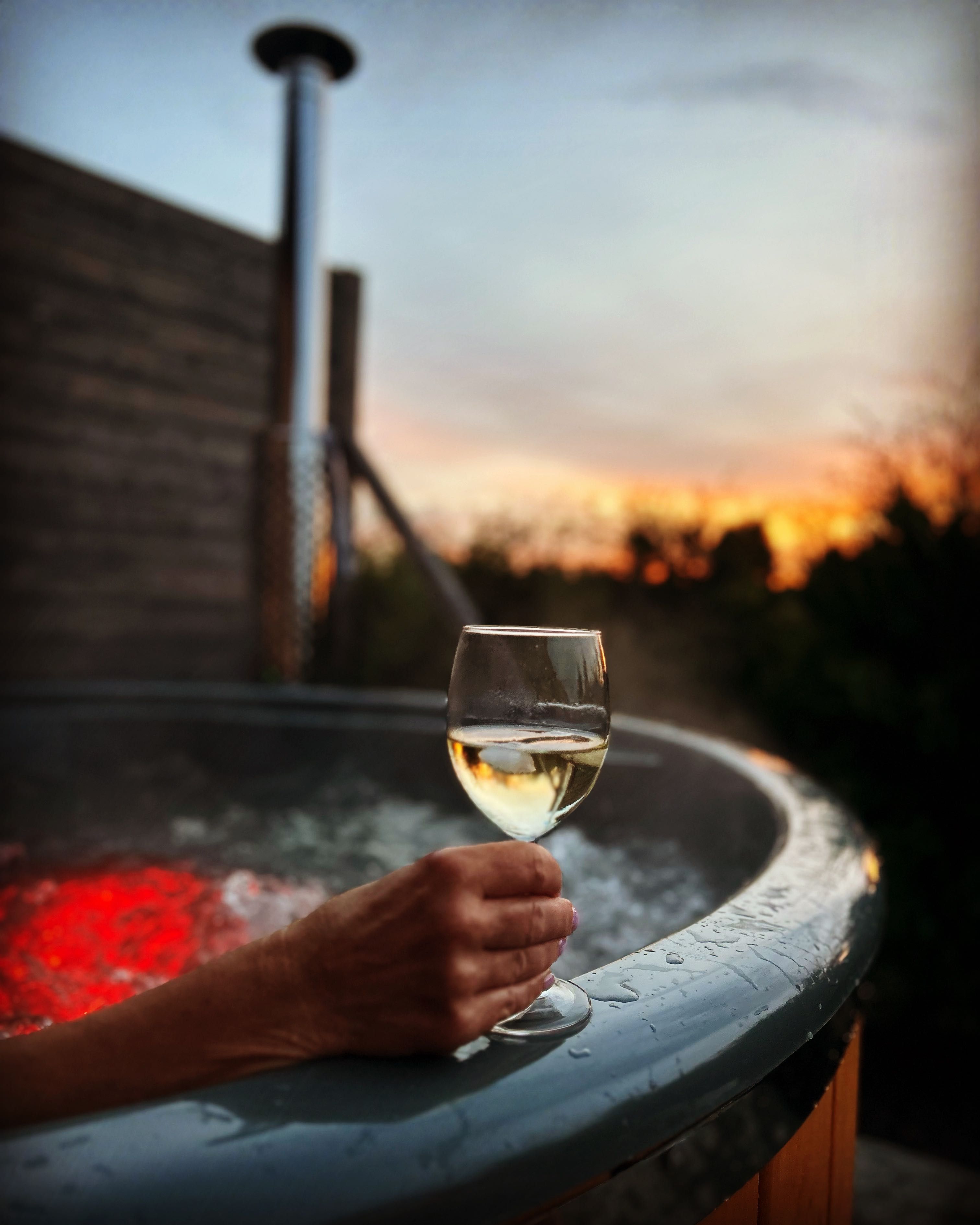 Domek nad morzem z prywatną balią/jacuzzi