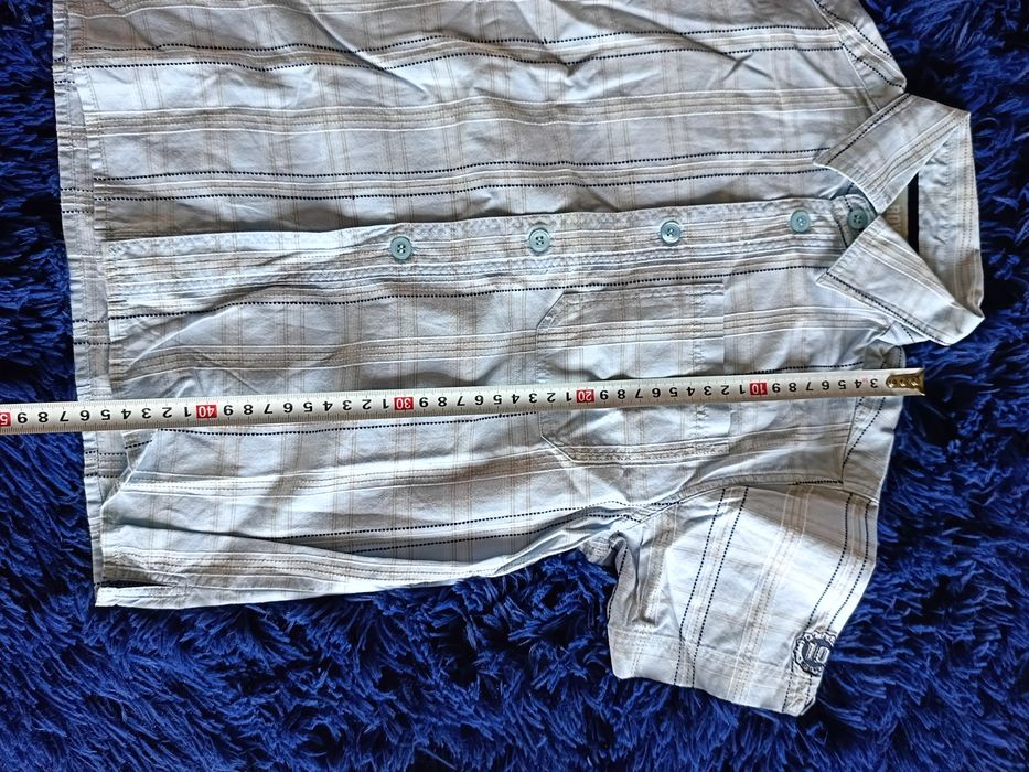 Elegancki komplet dla chłopca krótkie spodenki oraz koszula 122