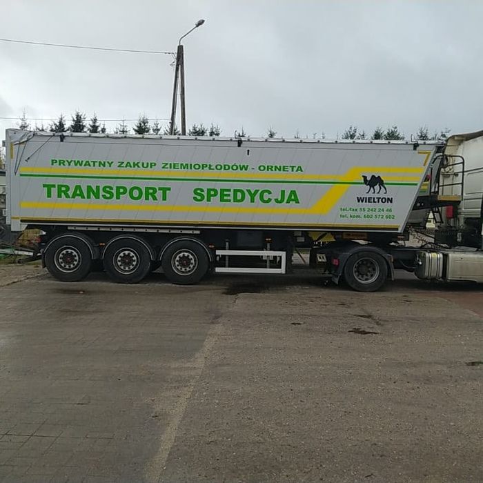 Naczepa wywrotka Wielton 45m3 Saf intrax  IDEALNY STAN