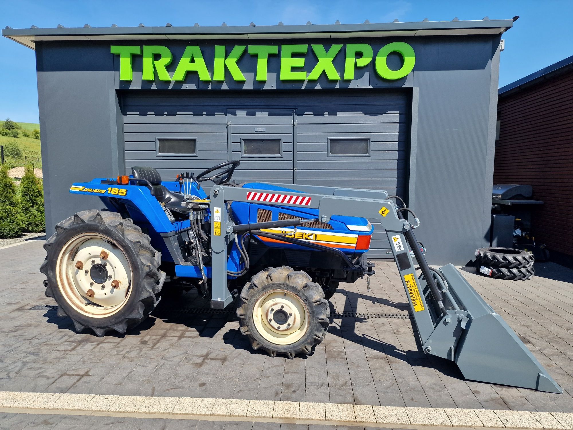 Iseki TU185,4x4,ładowacz czołowy,mini traktor,japoński,traktorek