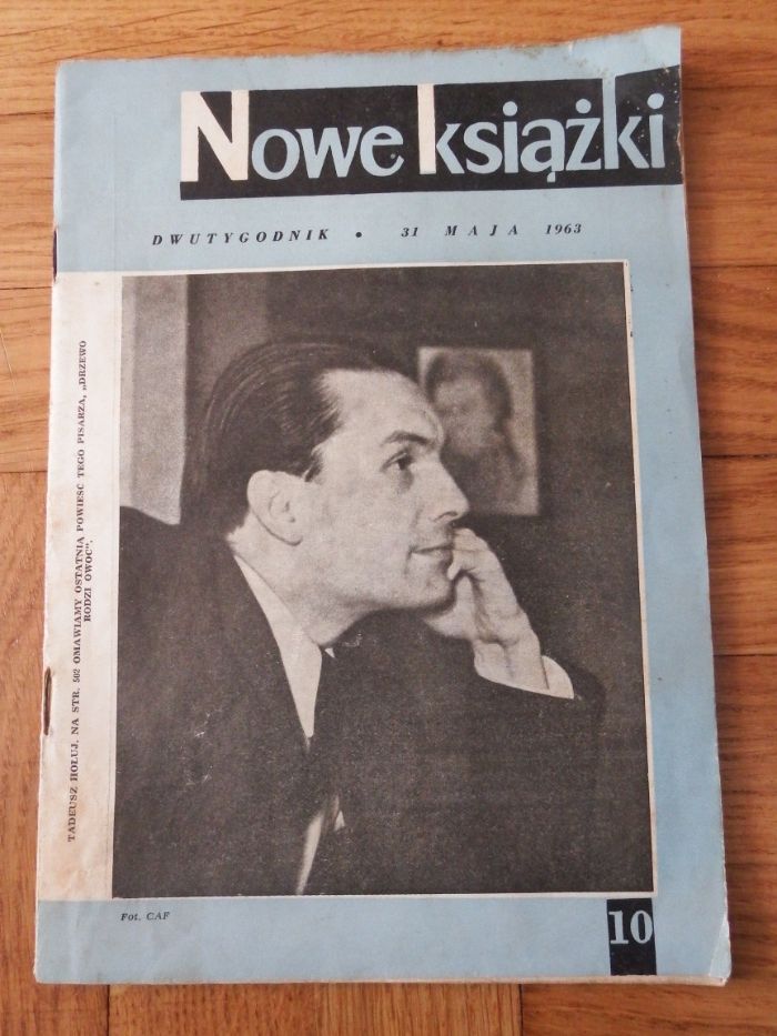 Dwutygodnik "Nowe Książki" - Nr 10 (314) z 31 maja 1963 roku