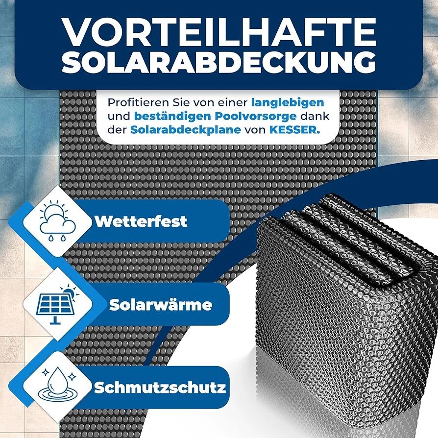 KESSER® Plandeka solarna do basenu, okrągła,Ø 427 cm