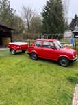 Fiat 126 Fiat 126 Maluch, przyczepka Niewiadów