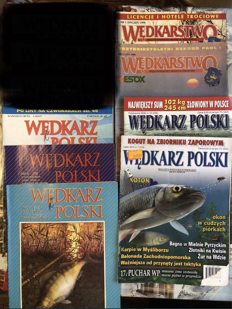 Wedkarz Polski Rocznik 1993, 1998, 2009, 2010