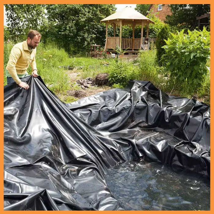 Плівка Мульча, чорна 300мкр, Пленка тепличная парниковая БЕЛАЯ