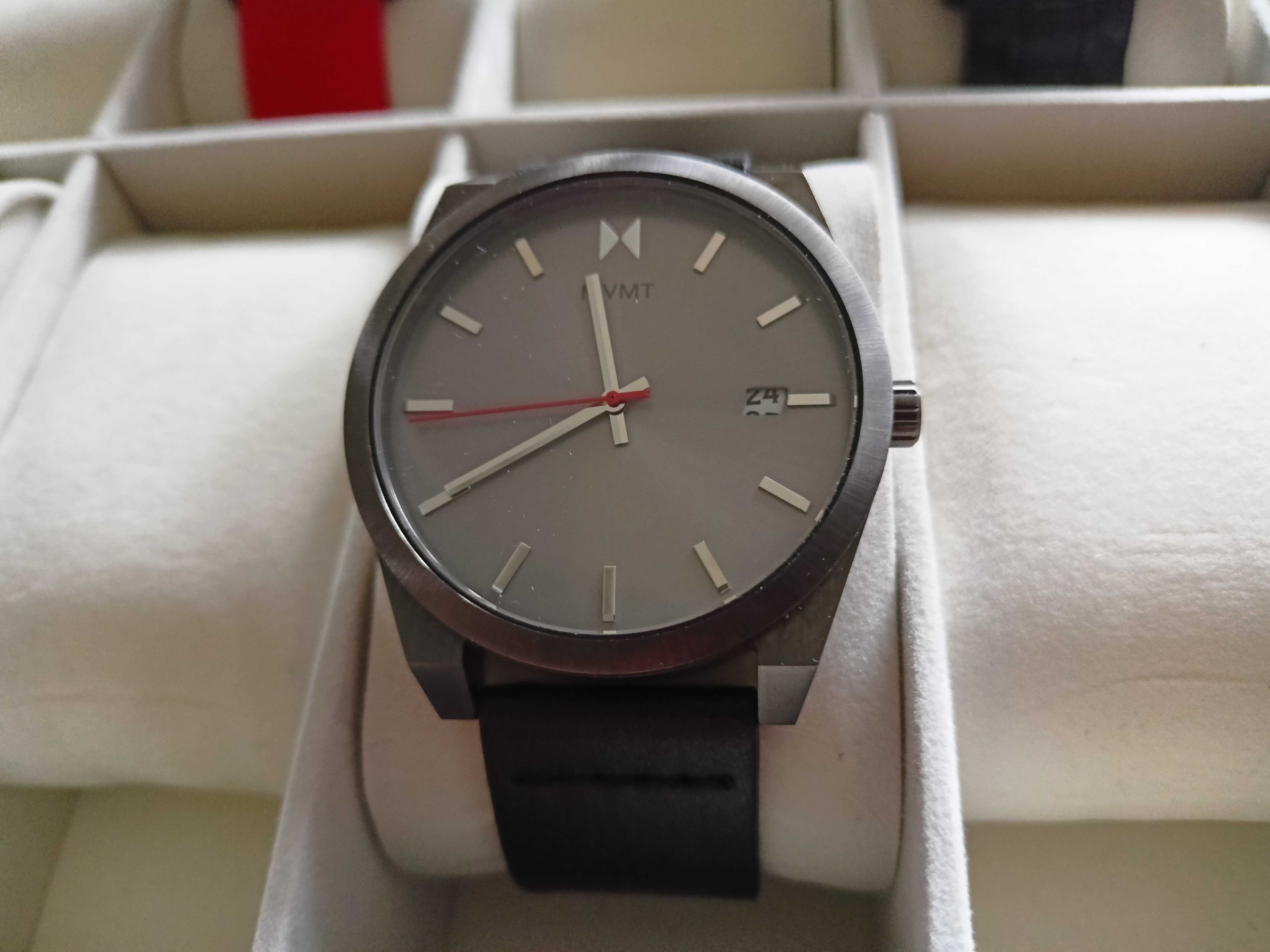 zegarek MVMT Element Radium Grey duży 43mm