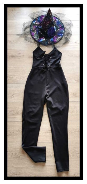 Nowy! Długi Kombinezon Boohoo (XS/S) #imprezowy #halloween #czarownica