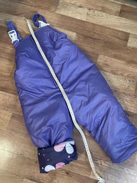 Комбінезон зимовий трійка (74 см, напівкомбінезон на 80-86 см)