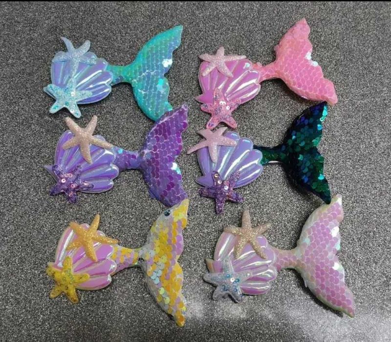 Nowa spinka włosy Syrenka Ariel Arielka kolory akcesoria przebranie