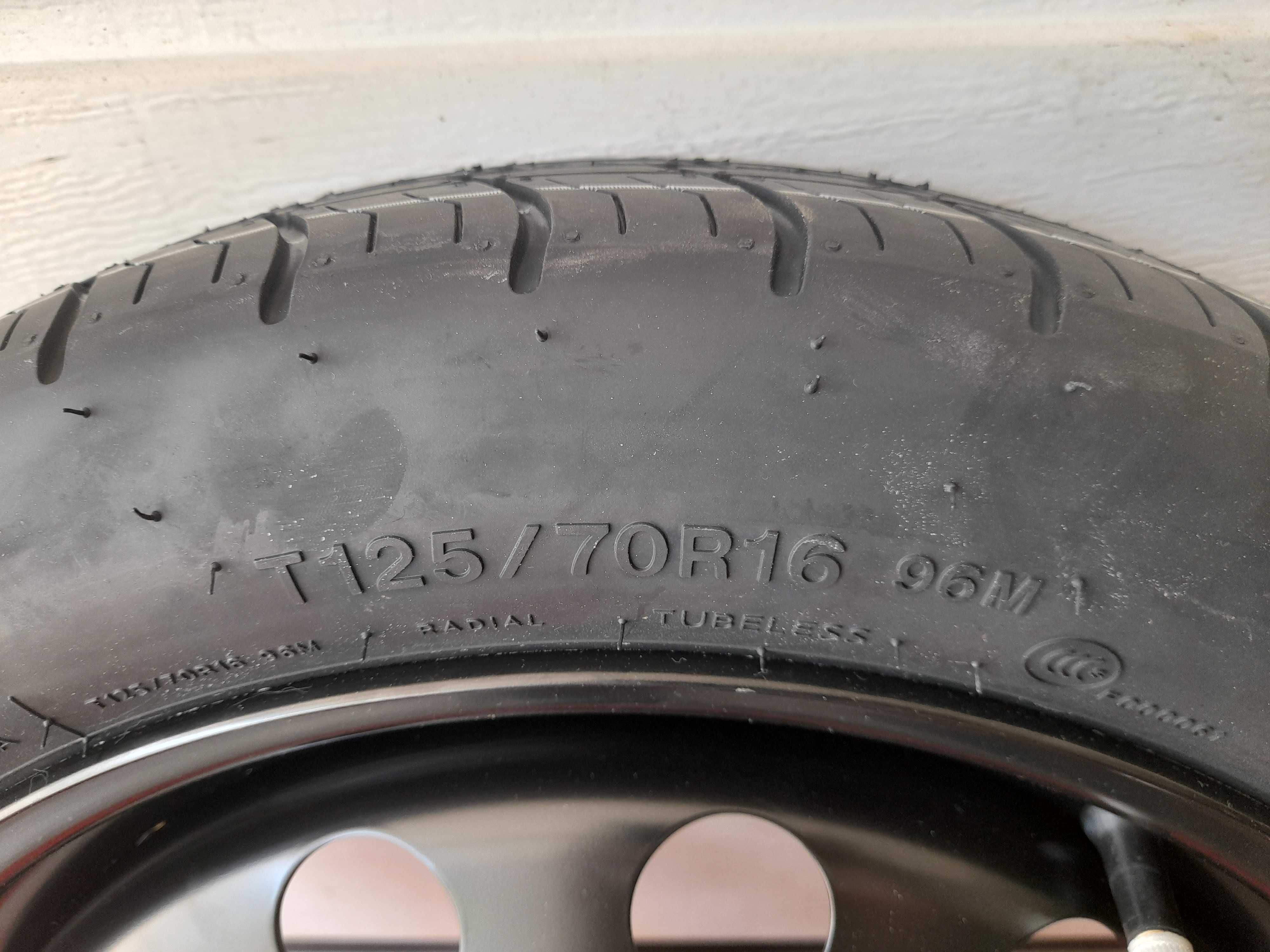 Roda suplente jante 16, 18, 5x112 VW Audi Seat pneu FINO emergencai