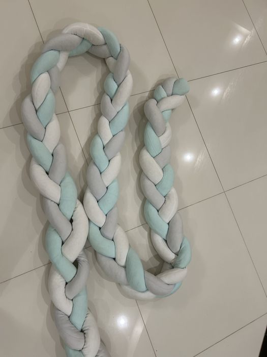 Ochraniacz do lozeczka warkocz dlugi 420 cm