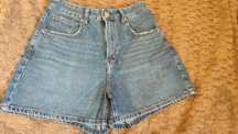 Shorty jeans z wysokim stanem