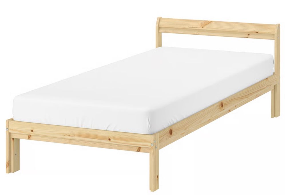 Cama IKEA Neidem com estrado e colchão