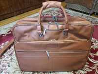 Сумка – чемодан дорожная из натуральной кожи KLUGE (Germany)