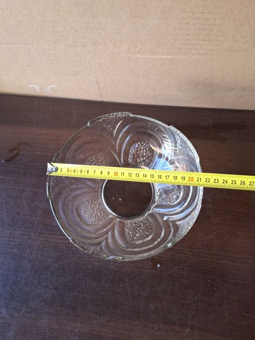 Stara misa szklana szkło PRL