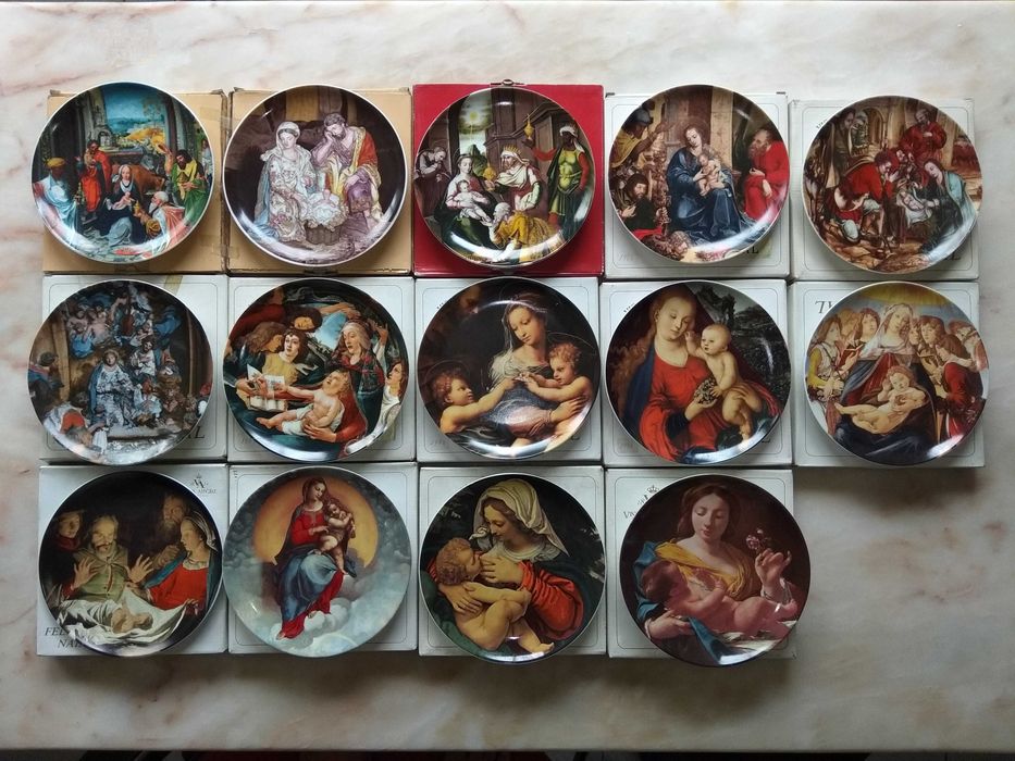 Pratos Natal Vista Alegre - seguidos do 13 ao 26 - total  14 pratos