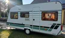 Przyczepa kempingowa CHATEAU LUNAR 450  5 os. moover i namiot gratis!!