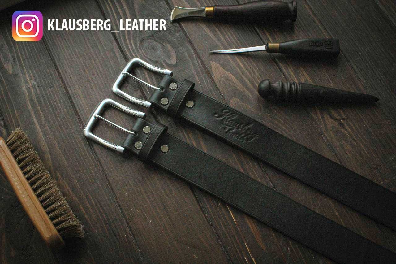 Кожаный ремень ручной работы KLAUSBERG Leather