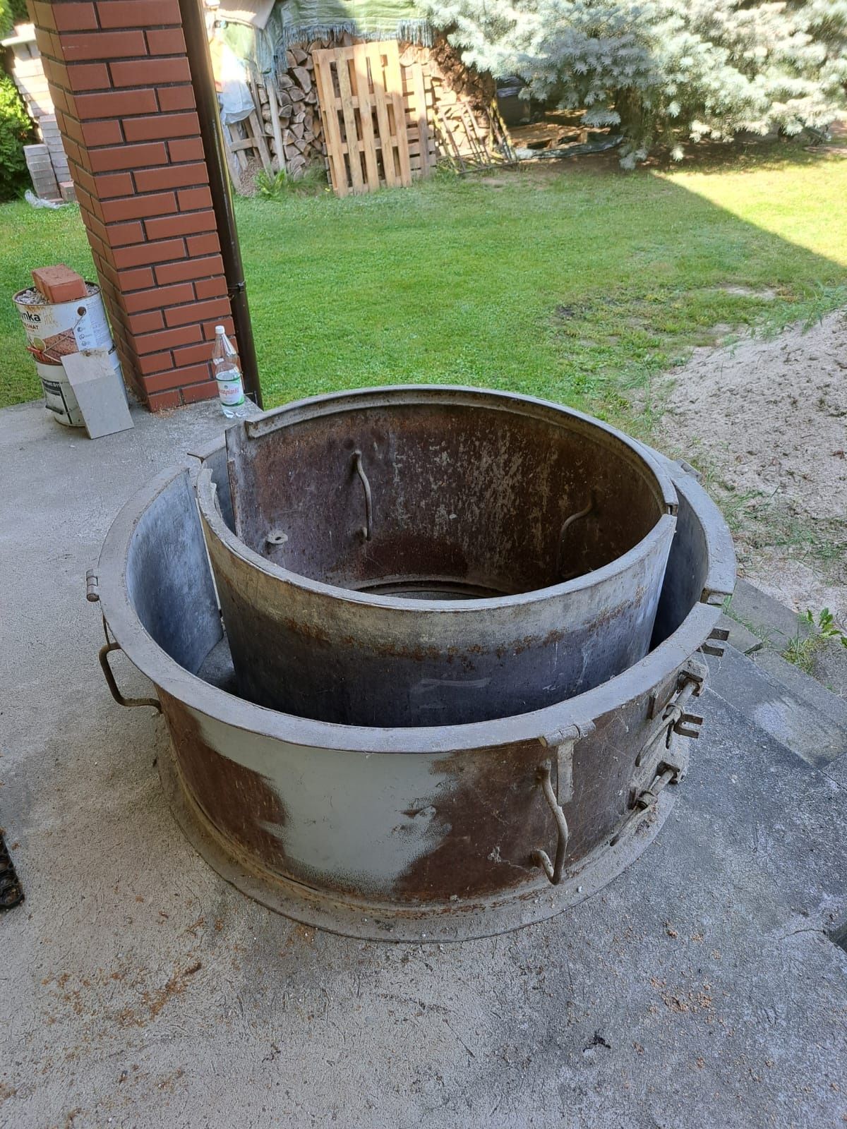 Forma do kręgów betonowych fi 90
