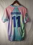 T-shirt sportowy Raphinha 11 Barcy Nike Turkusowa rozmiar:L 25/26