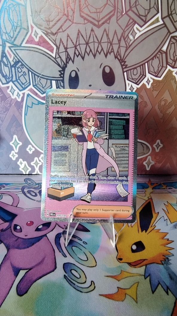 Karta pokemon trener Lacey PRE 175/131