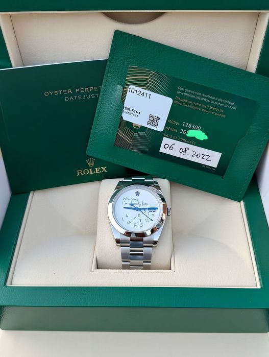 Годинник Rolex Date Just 41 / Кому какое дело, я уже опоздал