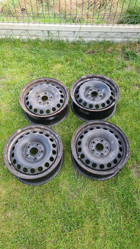 Sprzedam felgi stalowe 15 ori VW Skoda Seat  5x112 6j