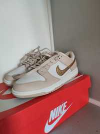 Buty nike dunk low phantom metalic gold 43