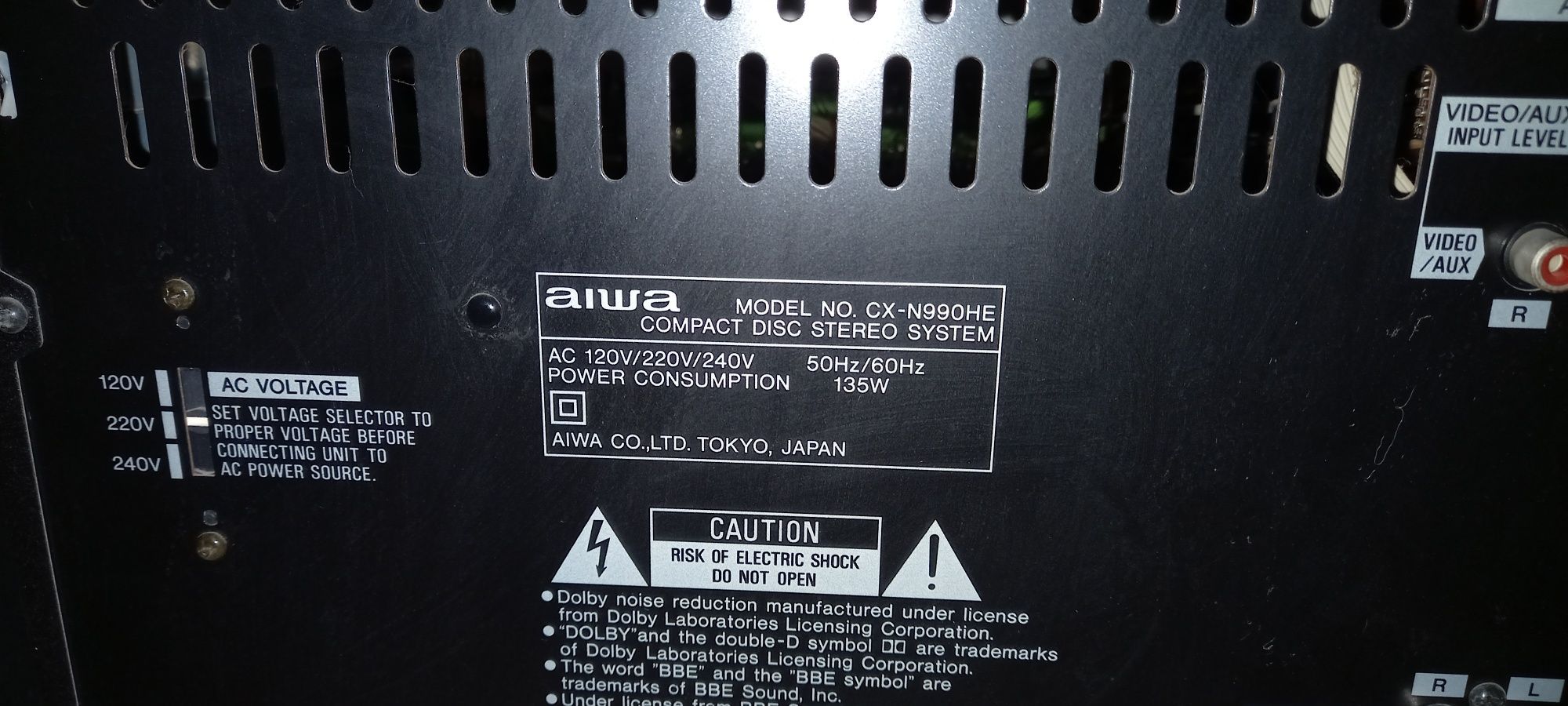 AIWA NSX-990 SUPER T-BASS digital mini hi-fi system