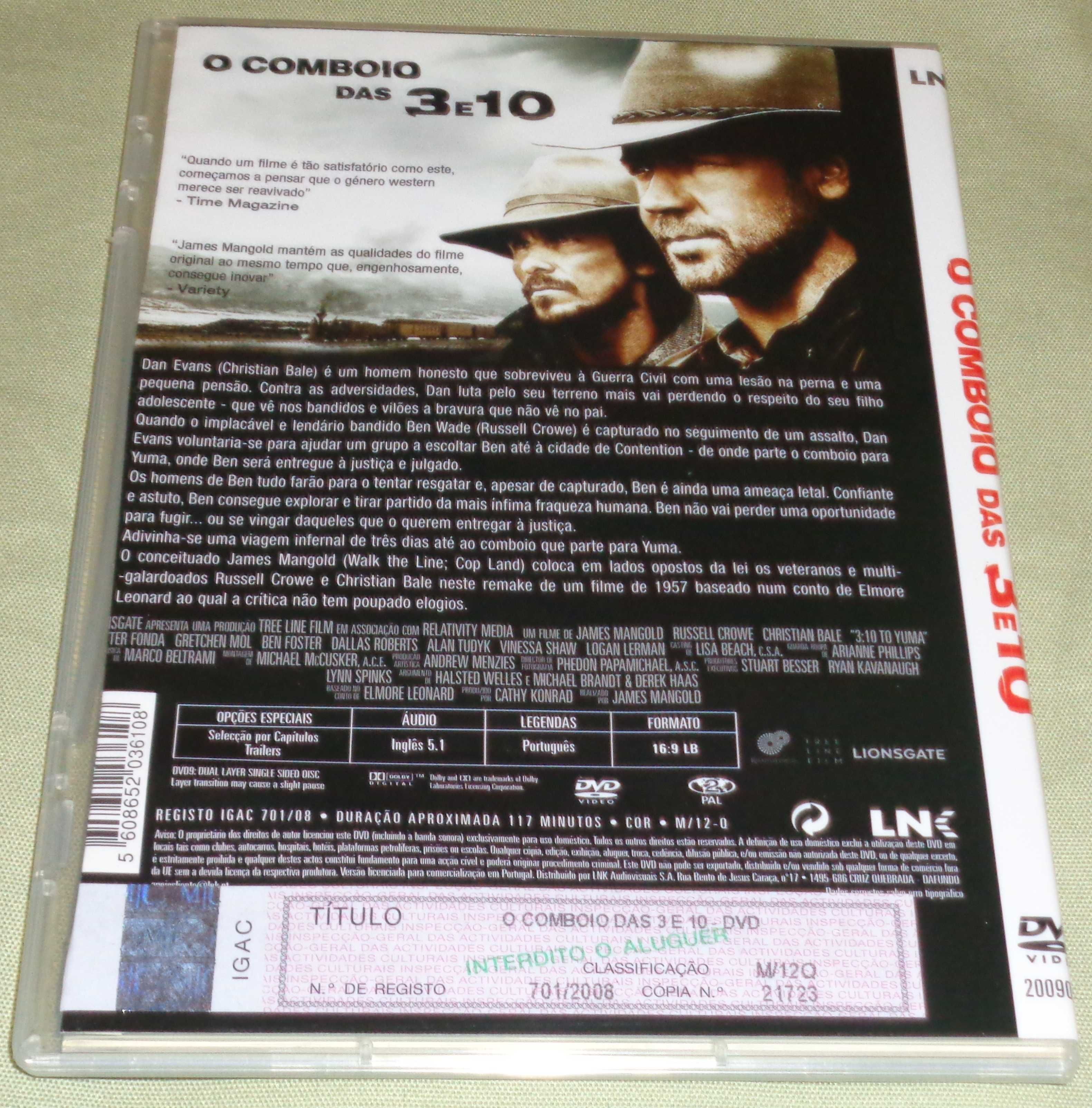 DVD O Comboio das 3 e 10