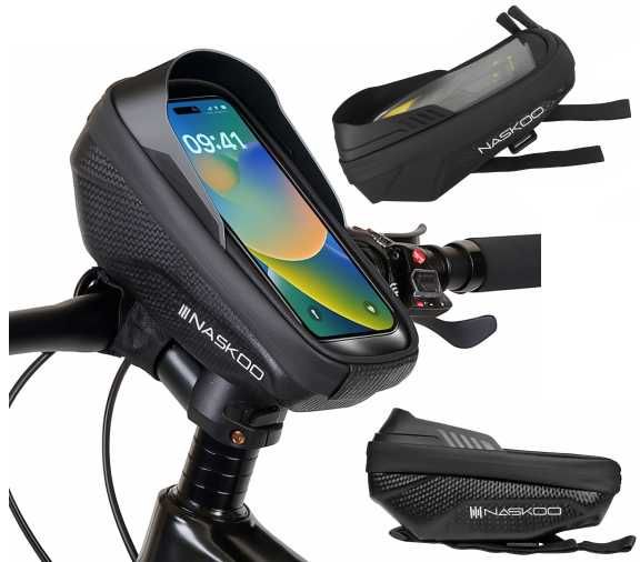 Torba rowerowa sakwa na rower kierownik telefon wodoodporna wzmacniana