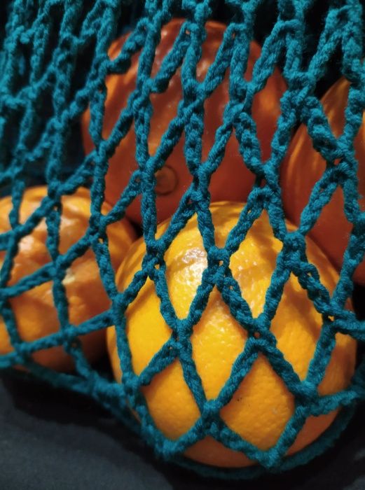 torba na zakupy zerowaste eko siatka szydelko paryżanka rękodzieło