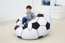Крісло надувне футбольний мяч beanless bag chair leisair