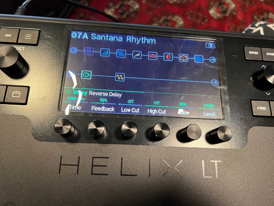 Processador de guitarra Line6 Helix LT