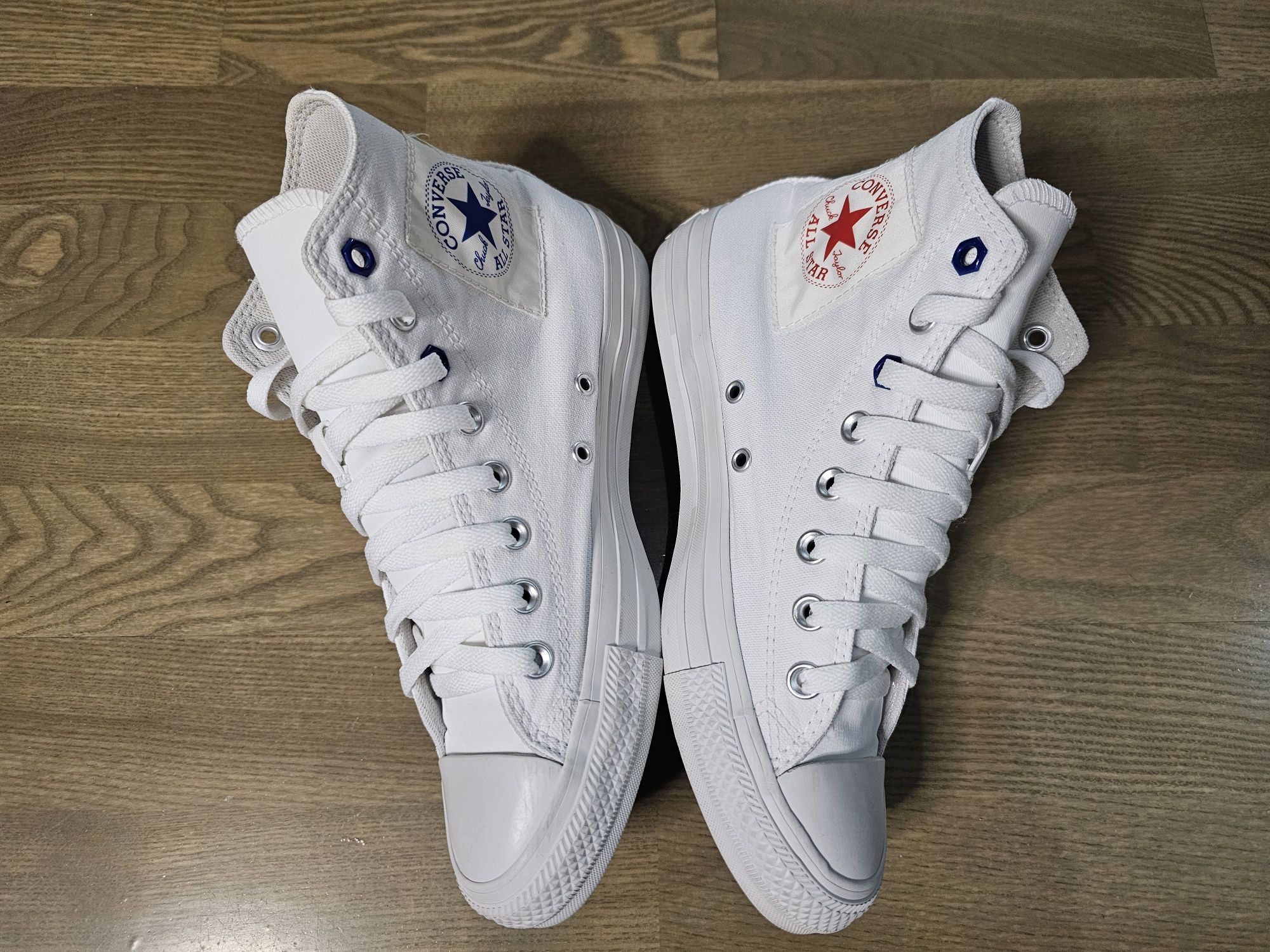 Белые кеды Converse all starts высокие кеды