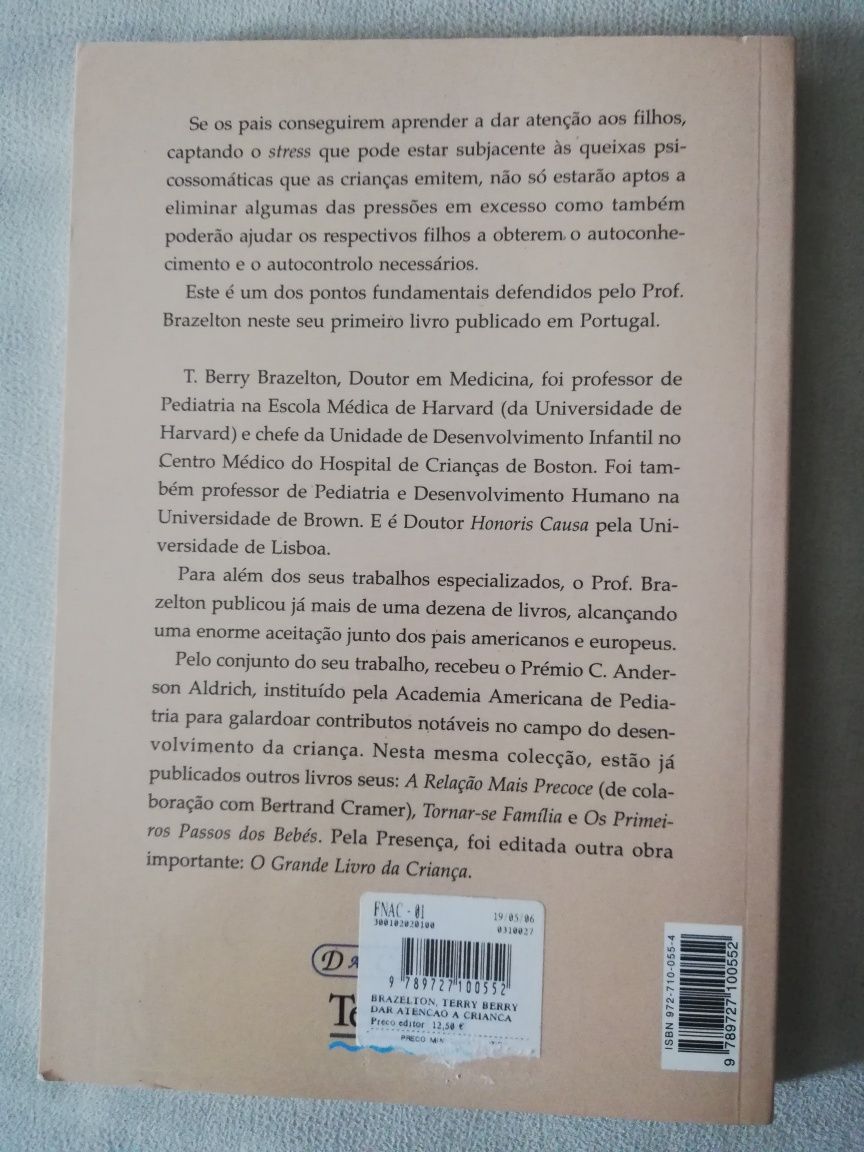Dar atenção à criança, de T. Berry Brazelton